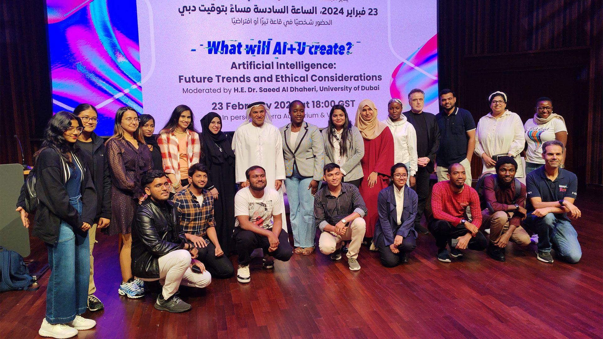 The month of February kicked off with an immersive field trip to enrich the student experience at the AI Film Festival at Expo City Dubai