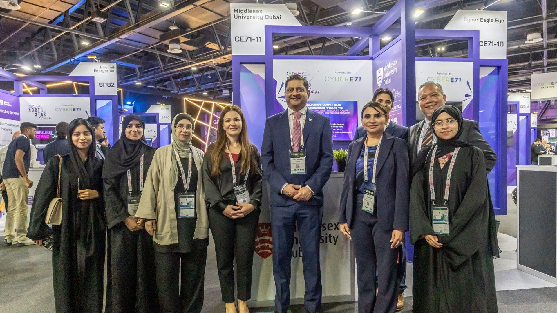 First-year Cyber Security students from Middlesex University (MDX) Dubai demonstrated their learning at the Gulf Information Security Expo & Conference (GISEC) with a strong finish in the Capture The Flag (CTF) competition.