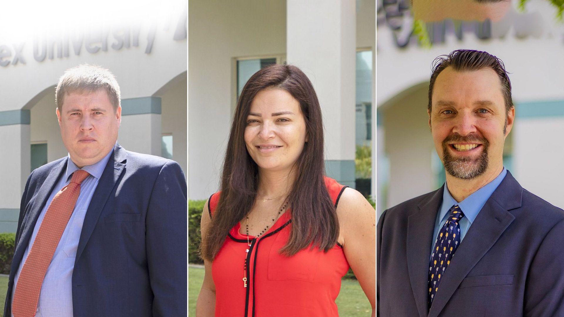 PhDs Awarded to Three Faculty Members at Middlesex University Dubai