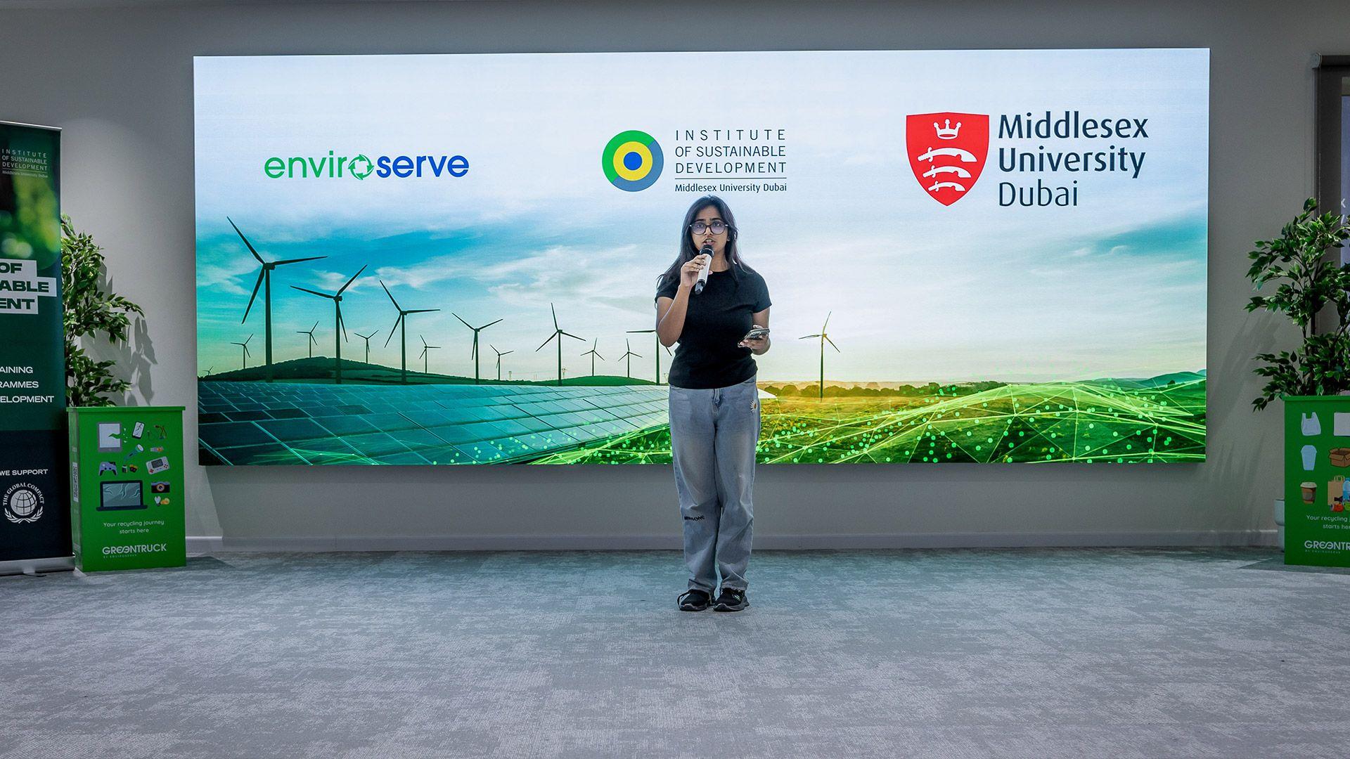 New Recycling Programme in Partnership with Enviroserve launched at Middlesex University Dubai