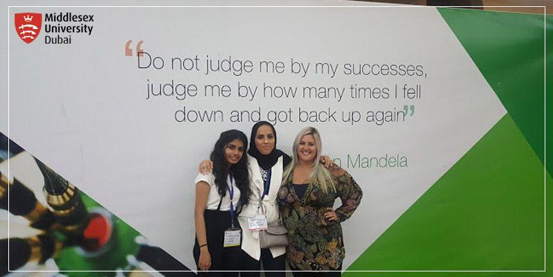 MDX Dubai Students compete at the 6th United Arab Emirates Undergraduate Research Competition at Abu Dhabi University.