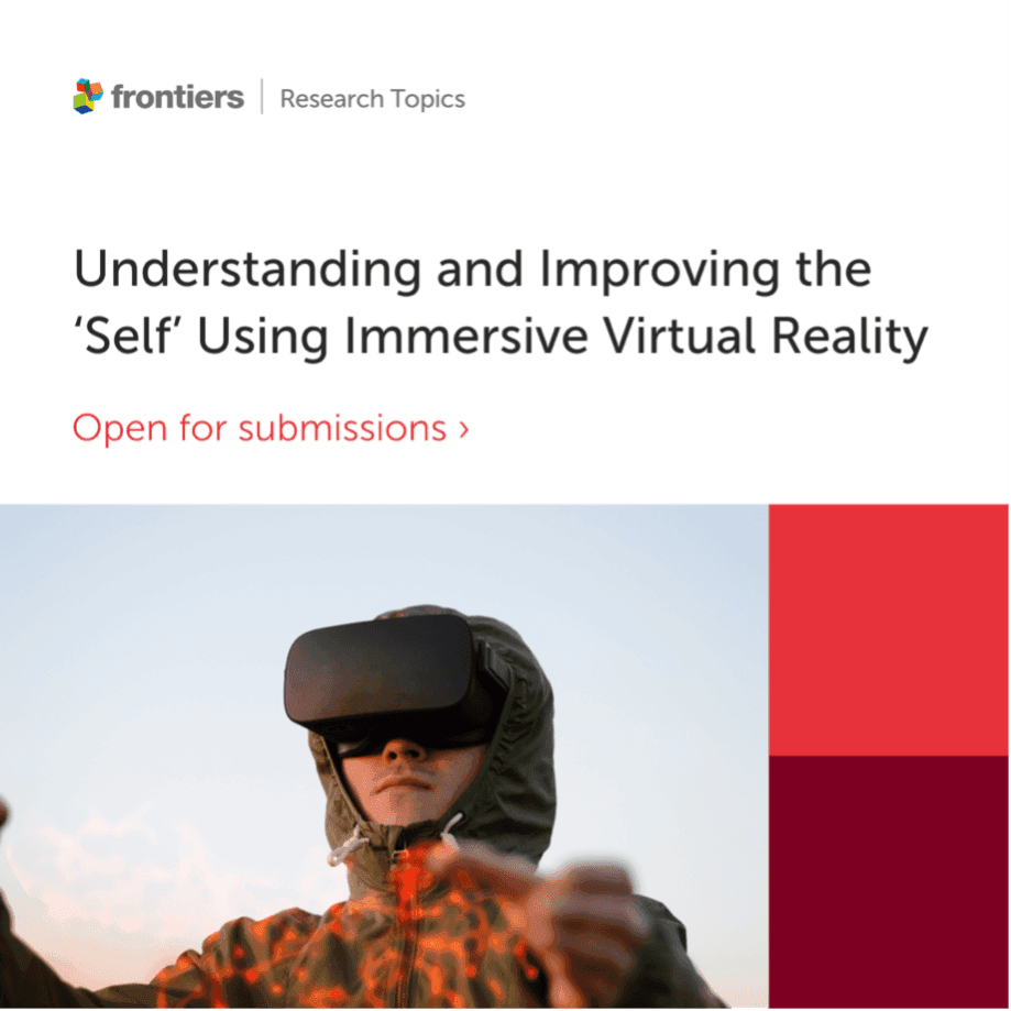 Guest editing for research topic published in Frontiers in Virtual Reality